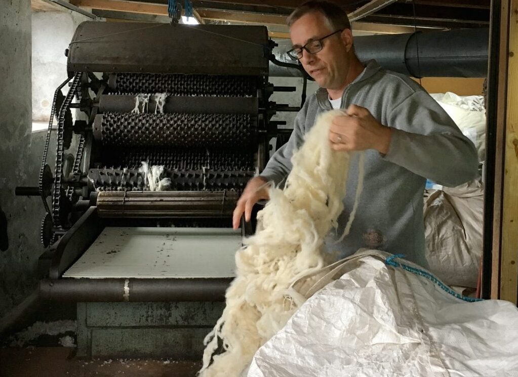 Verarbeitung Schweizer Wolle